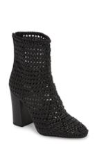 Women's Dolce Vita Scotch Woven Bootie M - Black