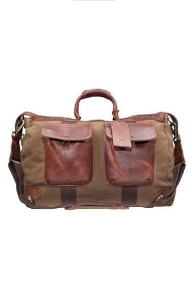 Men's Will Leather Goods Traveler Duffel Bag - Brown