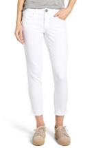 Petite Women's Wit & Wisdom Ab-solution Stretch Twill Skinny Pants P - White