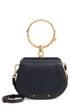 Chloe Small Nile Leather Crossbody Bag - Blue