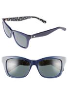 Women's Kate Spade New York Jenae 53mm Polarized Sunglasses - Blue/ Black