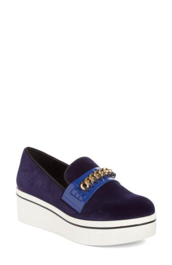 Women's Stella Mccartney Binx Flatform Sneaker Us / 36eu - Blue