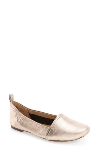 Women's Latigo 'bettie' Leather Flat .5 M - Metallic