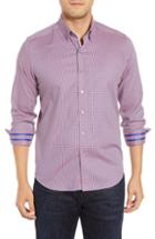 Men's Robert Graham Logan's Circle Tailored Fit Sport Shirt - Purple