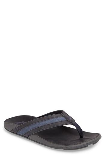 Men's Olukai Ikoi Flip Flop M - Blue