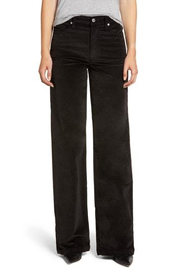 Women's 7 For All Mankind Alexa Wide Leg Jeans - Black