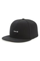 Men's Hurley Pacific Hats Snapback Baseball Cap - Black