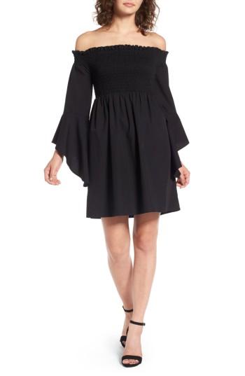 Women's Bp. Smocked Off The Shoulder Dress