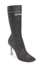 Women's Vetements Lurex Sock Boot Us / 38eu - Metallic