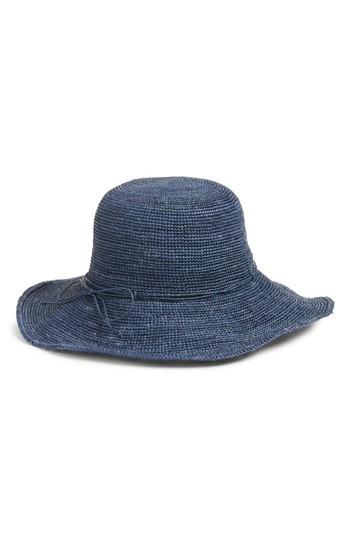 Women's Helen Kaminski 'tahana' Raffia Hat - Blue