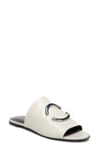 Women's Via Spiga Helena Slide Sandal M - White