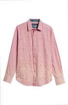 Men's Robert Graham Morseby Stripe Sport Shirt X-large - Red