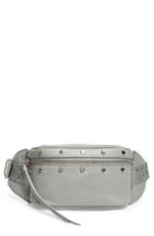 Allsaints Studded Leather Belt Bag - Grey