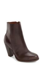 Women's Frye 'jenny' Leather Bootie M - Black