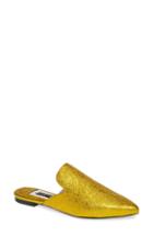 Women's Alice + Olivia Madalyn Loafer Mule .5 M - Yellow