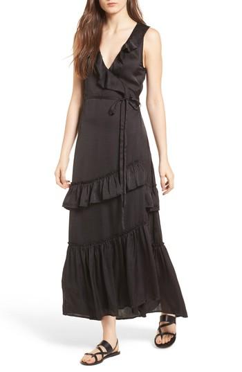 Women's Love Like Summer X Billabong Ruffle Wrap Dress - Black