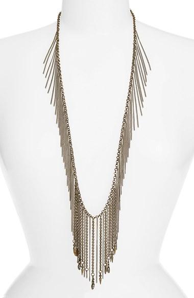 Women's Ettika Fringe Tassel Statement Necklace