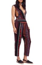 Women's Free People All Shook Up Jumpsuit - Black