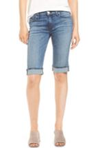 Women's Hudson Jeans Amelia Rolled Knee Shorts - Blue