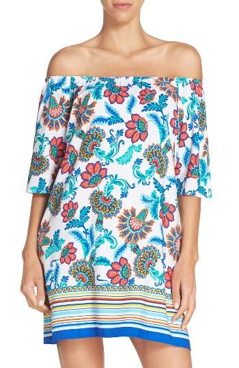 Women's Tommy Bahama Fira Off The Shoulder Cover-up Dress