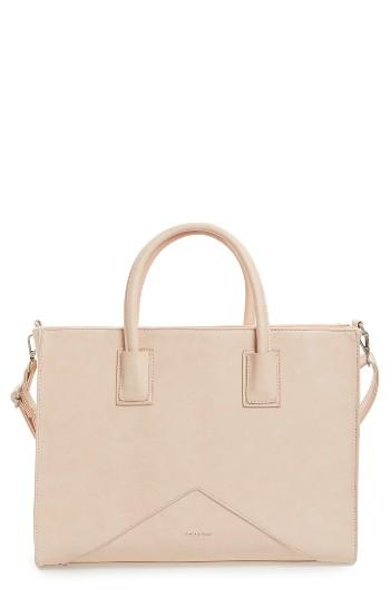 Pixie Mood Faux Leather Tote - Pink
