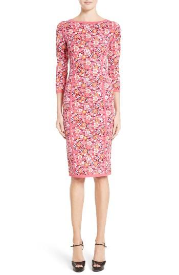 Women's Michael Kors Floral Print Sheath Dress - Purple