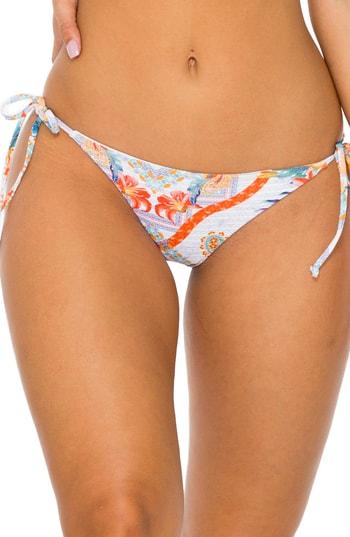 Women's Luli Fama Side Tie Brazilian Bikini Bottoms - Red