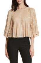 Women's Elizabeth And James Amil Flounce Crop Top
