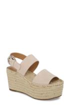 Women's Marc Fisher Ltd Renni Espadrille Platform Wedge Sandal .5 M - Brown