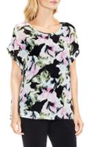 Women's Vince Camuto Glacier Floral Blouse - Black