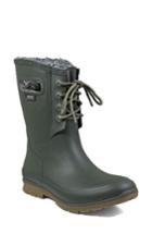 Women's Bogs Amanda Plush Waterproof Rain Boot M - Green