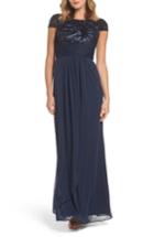 Women's Adrianna Papell Embellished Gown - Blue