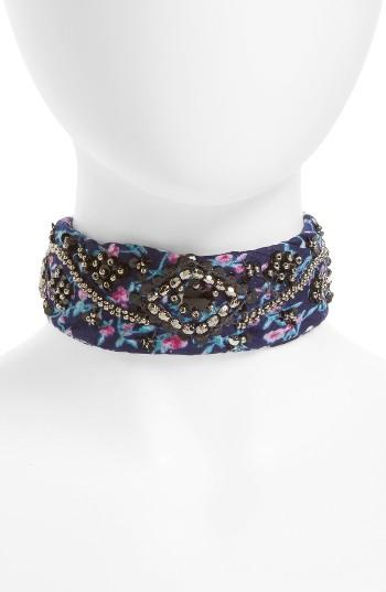 Women's Bcbg Ditzy Embellished Rolled Scarf