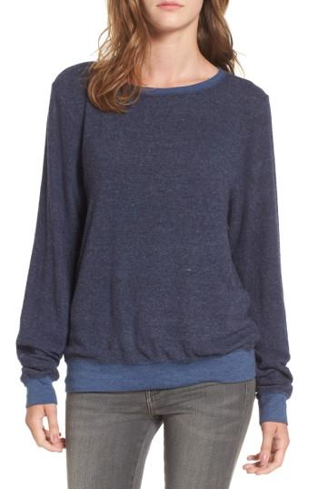 Women's Dream Scene Relaxed Sweatshirt, Size - Blue