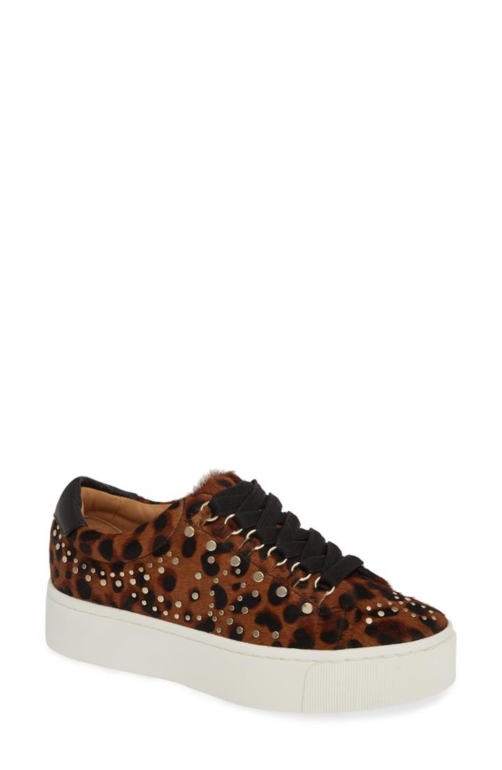 Women's Joie Handan Genuine Calf Hair Sneaker .5us / 38.5eu - Brown