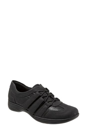 Women's Trotters Joy Slip-on Sneaker M - Black