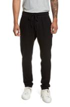 Men's Goodlife Terry Cloth Cotton Blend Pants - Black