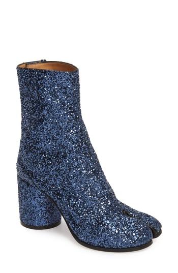 Women's Maison Margiela Tabi Glitter Boot Us / 35eu - Purple