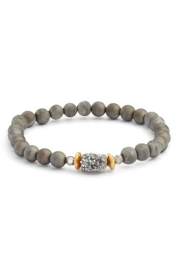 Women's Chan Luu Agate Stretch Bracelet