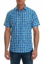 Men's Robert Graham Tangier Classic Fit Print Sport Shirt - Blue/green