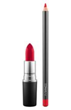 Mac Ruby Woo Lipstick & Lip Pencil Duo - Ruby Woo Red