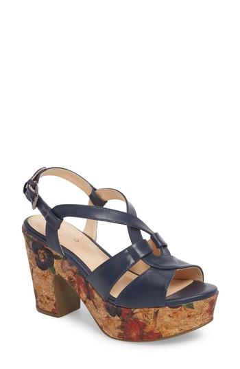 Women's Klub Nico Victoria Platform Sandal M - Blue