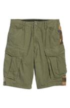 Men's G-star Raw Rovic Tone Mix Shorts - Green