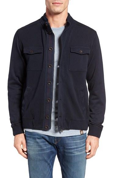 Men's Thaddeus Kennedy Slub Pique Knit Jacket