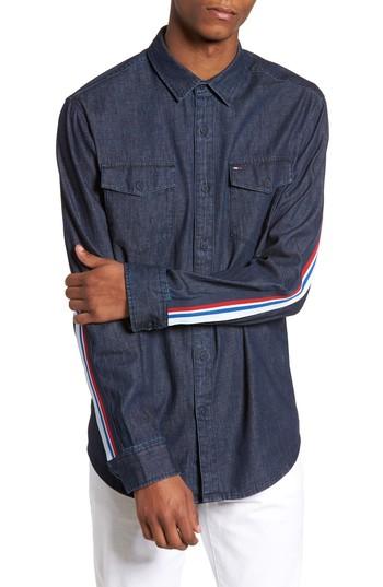 Men's Tommy Jeans Motocross Shirt - Blue