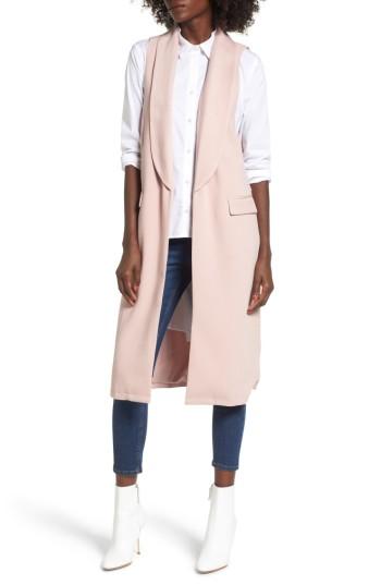 Women's Leith Tuxedo Vest - Pink