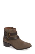 Women's Vionic Mana Buckle Strap Bootie M - Grey