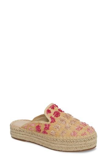 Women's Treasure & Bond Marlowe Tufted Espadrille Loafer Mule M - Pink