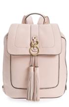 Cole Haan Cassidy Rfid Pebbled Leather Backpack - Pink