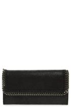 Women's Stella Mccartney 'falabella - Rainbow Pop' Faux Leather Continental Wallet - Black